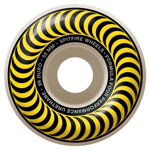 Skate kolečka SPITFIRE F4 99 classics yellow 55mm